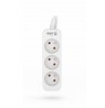 KERG power strip 3 sockets 1.5m 10A