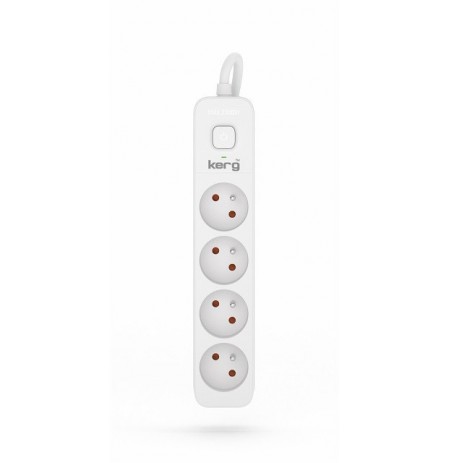 KERG power strip with switch 4 sockets 1.5m-10A