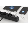 ACAR W2436 surge protector Black 6 AC outlet(s) 230 V 1.5 m