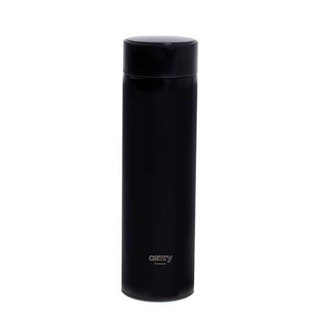 Adler | Thermal Flask | CR 4507bk | Capacity 0.473 L | Material Stainless steel/Silicone | Black