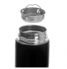 Adler | Thermal Flask | CR 4507bk | Capacity 0.473 L | Material Stainless steel/Silicone | Black