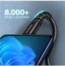 AXAGON Data and charging cable, 2 m | BUCM-CM20AB | USB Type C to USB Type C