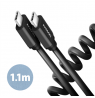 AXAGON Data and charging cable, 1.1 m | BUCM-CM20TB | USB Type C to USB Type C