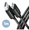 AXAGON | Data and charging cable, 1 m | BUMM3-AM10AB | USB Type A to USB Type Micro-B