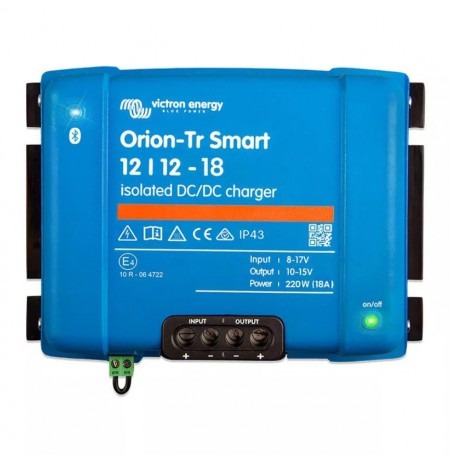 VICTRON ENERGY BATTERY CHARGER ORION-TR SMART 12/12-18A ISOLATED DC-DC CHARGER