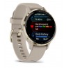 Garmin Venu 3S 3.05 cm (1.2") AMOLED 41 mm Digital 390 x 390 pixels Touchscreen Gold, Grey Wi-Fi GPS (satellite)
