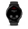 Garmin Venu 3 3.56 cm (1.4") AMOLED 45 mm Digital 454 x 454 pixels Touchscreen Black Wi-Fi GPS (satellite)