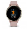 Garmin Venu 3S 3.05 cm (1.2") AMOLED 41 mm Digital 390 x 390 pixels Touchscreen Gold, Rose Wi-Fi GPS (satellite)