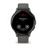 Garmin Venu 3S 3.05 cm (1.2") AMOLED 41 mm Digital 390 x 390 pixels Touchscreen Grey Wi-Fi GPS (satellite)