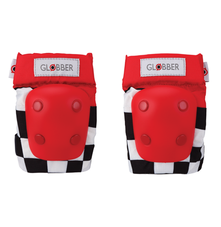 Globber Set of Knee and Elbow Pads, Racing, 529-001 | Red