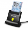AXAGON Universal desktop USB contact Smart/ID and SD/microSD/SIM card reader | CRE-SM2