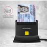 AXAGON Universal desktop USB contact Smart/ID and SD/microSD/SIM card reader | CRE-SM2