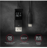 AXAGON Active cable | USB-C to DisplayPort | 1.8 m