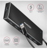 AXAGON SuperSpeed USB-A FLAT Hub | HUE-F7A