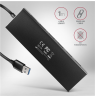 AXAGON SuperSpeed USB-A FLAT Hub | HUE-F7A