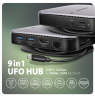 AXAGON USB-C 10Gbps UFO 9in1 Hub | HMC-UFO