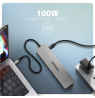 AXAGON USB-C 5Gbps DUAL 4K DISPLAY 7in1 Hub | HMC-7HX2