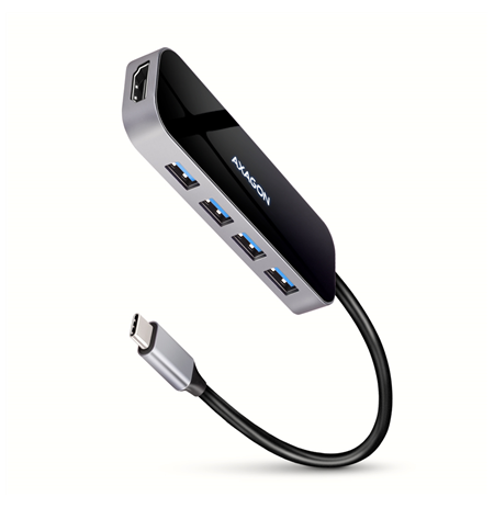 AXAGON SuperSpeed USB-C Combo 6in1 Hub | HMC-6H4A