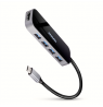 AXAGON SuperSpeed USB-C Combo 6in1 Hub | HMC-6H4A