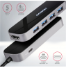AXAGON SuperSpeed USB-C Combo 6in1 Hub | HMC-6H4A