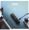 AXAGON USB-C 5Gbps GLASS 6in1 Hub | HMC-6GLN