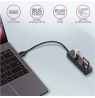AXAGON SuperSpeed USB-A Hub and Card Reader | HMA-CR3A