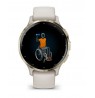Garmin Venu 3S 3.05 cm (1.2") AMOLED 41 mm Digital 390 x 390 pixels Touchscreen Gold, Ivory Wi-Fi GPS (satellite)
