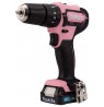Makita HP333DSAP1 power screwdriver/impact driver 1700 RPM Black, Pink