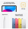 Apple iPad | 11 " | Silver | Liquid Retina | 2360 x 1640 pixels | A16 | 128 GB | 128 GB | Wi-Fi | Front camera | 12 MP | Rear ca