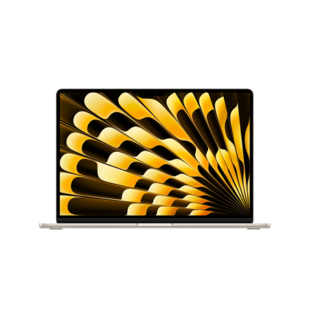 Apple MacBook | Air | Starlight | 15 " | IPS | 2880 x 1864 pixels | Apple M4 | 16 GB | Solid-state drive capacity 512 GB | Apple