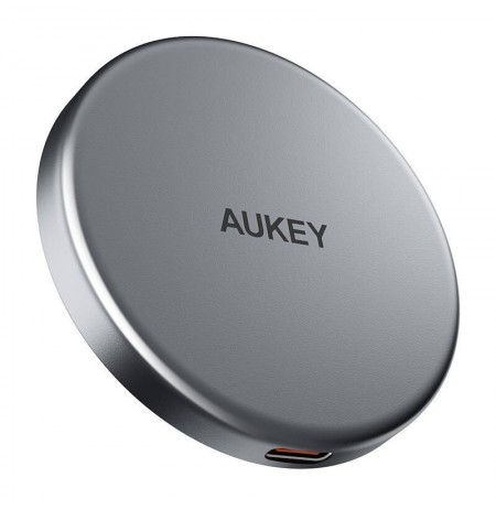 Magnetic Wireless Charger 15w by Aukey Black
