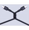 USB-C to USB-C Braided Cable 1.8m 60W/480Mbps, USB2.0 by Aukey Black