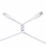 USB-A to USB-C Braided Cable 1m 60W/480Mbps, USB2.0 by Aukey White