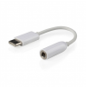 Cablexpert USB type-C plug to stereo 3.5 mm audio adapter cable, White | A-CM-3.5F-01