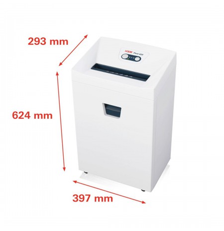 HSM Pure 420 paper shredder Particle-cut shredding 56 dB 24 cm White