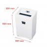HSM Pure 420 paper shredder Particle-cut shredding 56 dB 24 cm White