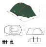 NILS CAMP ROCKER NC6013 3-person camping tent
