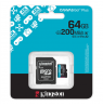 Kingston | Canvas Go! Plus | 64 GB | SD | Flash memory class Class 10, UHS-I, U3, V30, A2