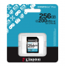 Kingston | Canvas Go! Plus | 256 GB | SD | Flash memory class Class 10, UHS-I, U3, V30