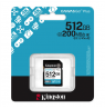 Kingston | Canvas Go! Plus | 512 GB | SD | Flash memory class Class 10, UHS-I, U3, V30