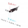 Power supply Akyga AK-ND-33 for notebooks DELL (19,5 V, 3,34A, 65 W, 7.4 mm x 5 mm)