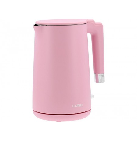 LUND ELECTRIC KETTLE 1.5L PINK COOL TOUCH