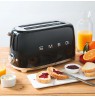 Smeg 50's Style Toaster TSF01BLEU Black