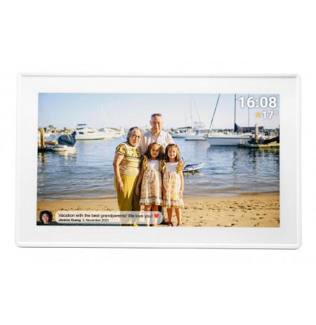 Denver photo frame with FRAMEO FHD 15.6" 16GB white