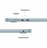 Apple MacBook | Air | Sky Blue | 15 " | IPS | 2880 x 1864 pixels | Apple M4 | 16 GB | Solid-state drive capacity 256 GB | Apple