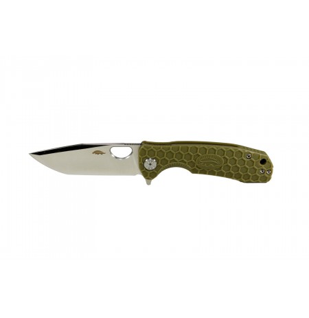 Honey Badger Tanto Flipper Knife Medium Green