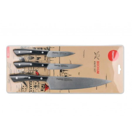 Set of 3 kitchen knives Fissman Bochum 2746