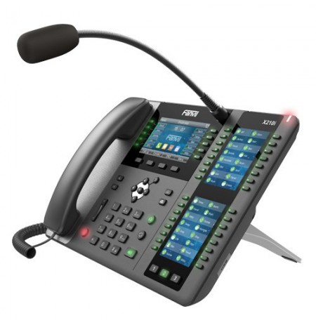 Fanvil X210i | VoIP Phone | IPV6, HD Audio, Bluetooth, RJ45 1000Mbps PoE, 3x LCD display