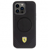 ferrari | FEHMP15XPTEK | Back Cover | iPhone 15 Pro Max | Apple | Artificial leather | Black
