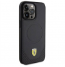 ferrari | FEHMP15XPTEK | Back Cover | iPhone 15 Pro Max | Apple | Artificial leather | Black
